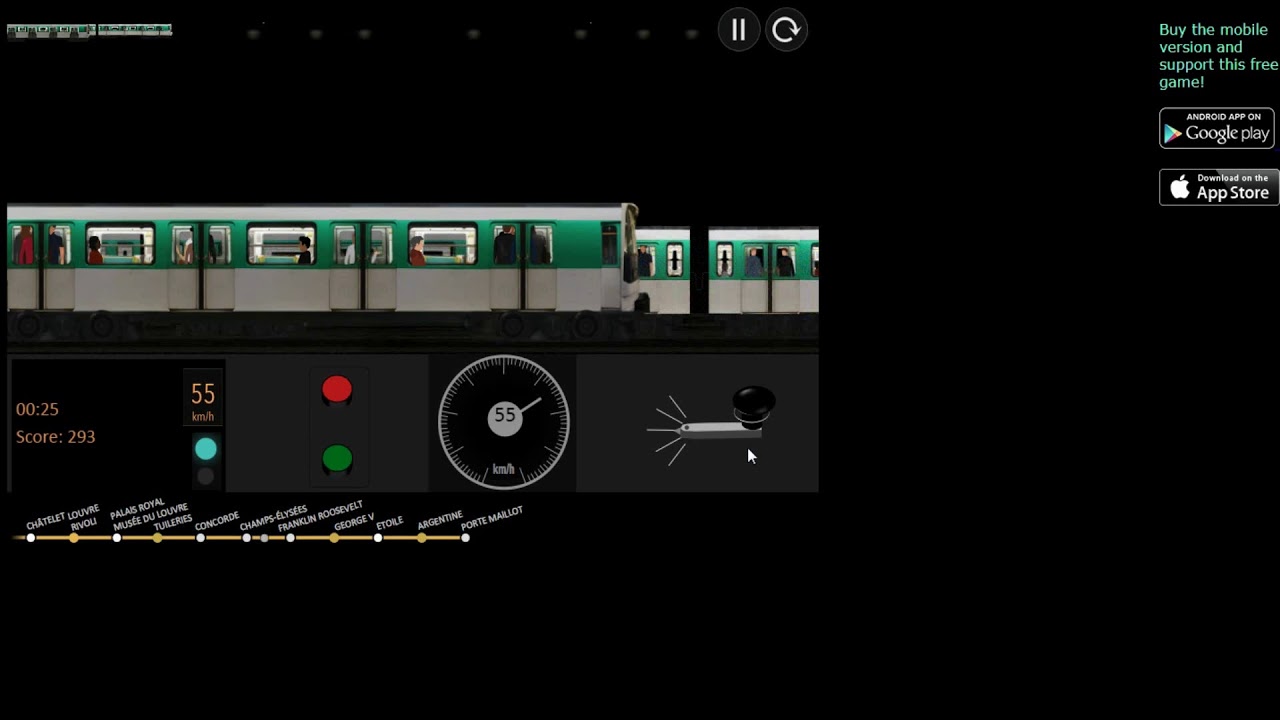 Paris Metro Simulator Ligne Ouest MP73
