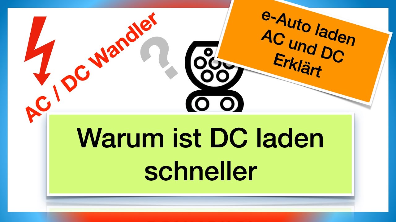 Warum l&auml;dt das Elektroauto schneller bei DC Ladestationen? Einfach erkl&auml;rt