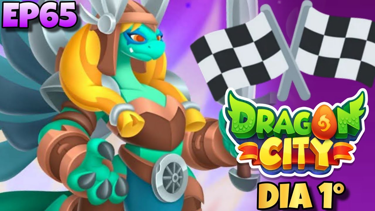 PRIMEIRO DIA DE CORRIDA HERÓICA!😎🔥CONTA INICIANTE A SÉRIE! - EP65 DRAGON CITY