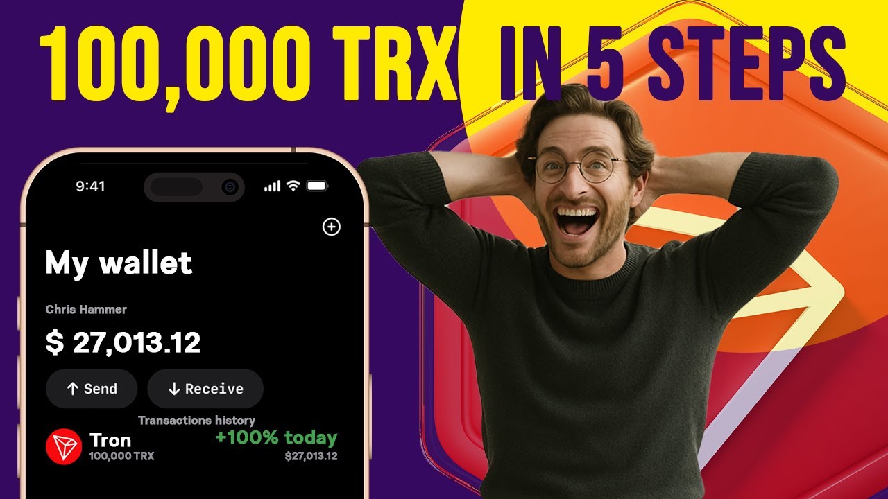 Get Your 100,000 TRX (Tron) in Just 5 Simple Steps!