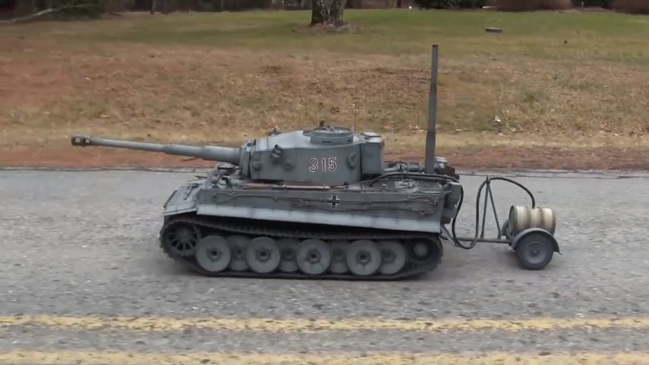 RC 1/6th scale Armortek Early Production Tiger video #26 (Final Test Drive!!)
