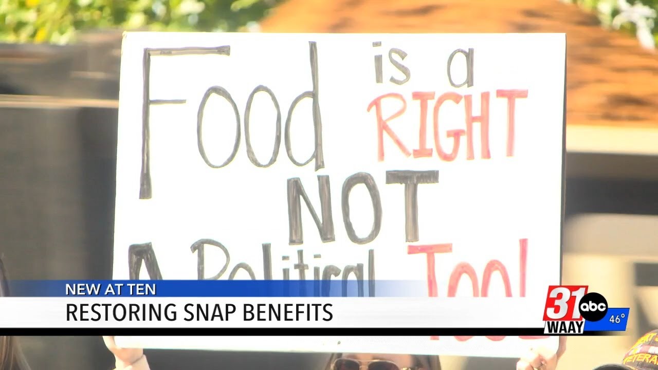 Alabama Department of Human Resources working to restore SNAP benefits