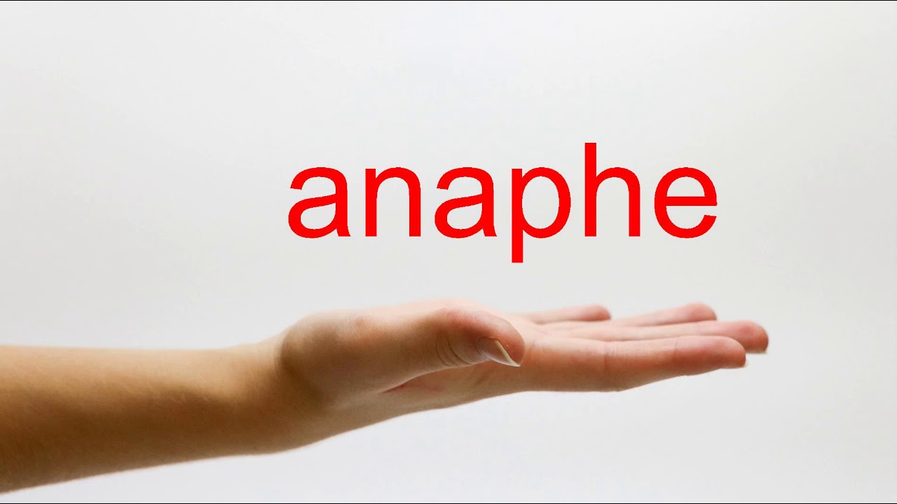How to Pronounce anaphe - American English