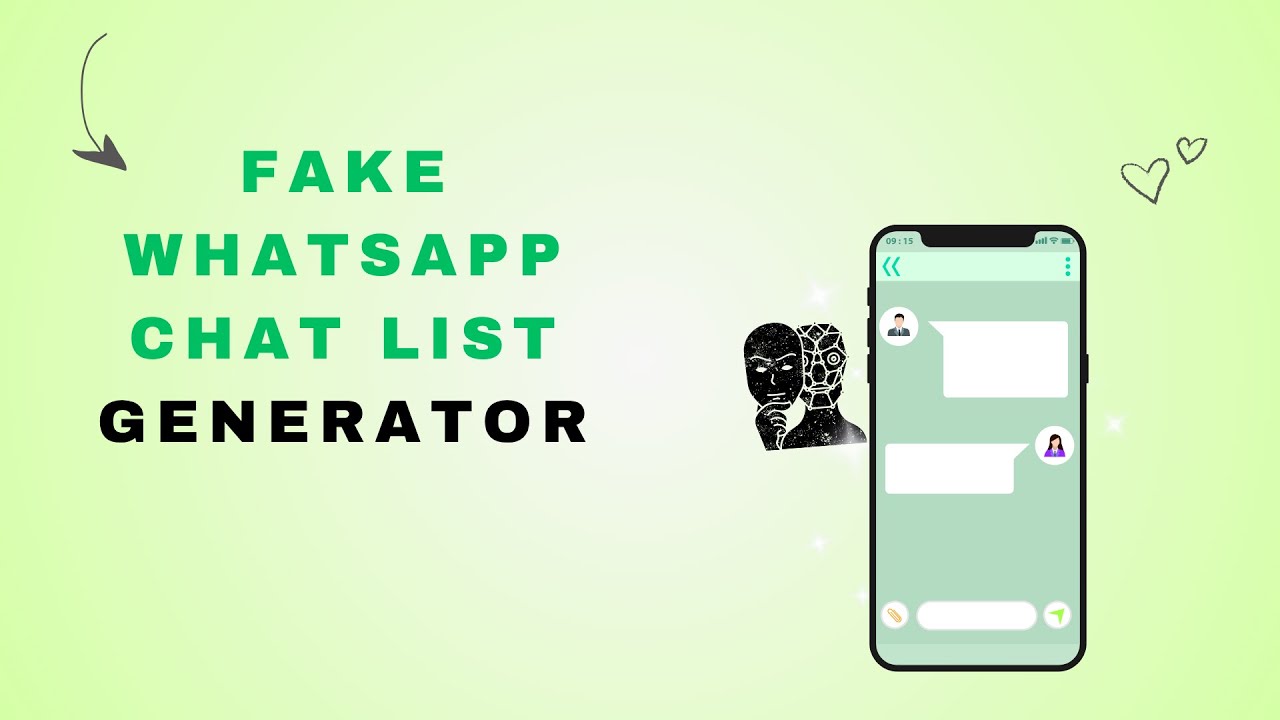 Create your Own Fake WhatsApp Chat List Generator