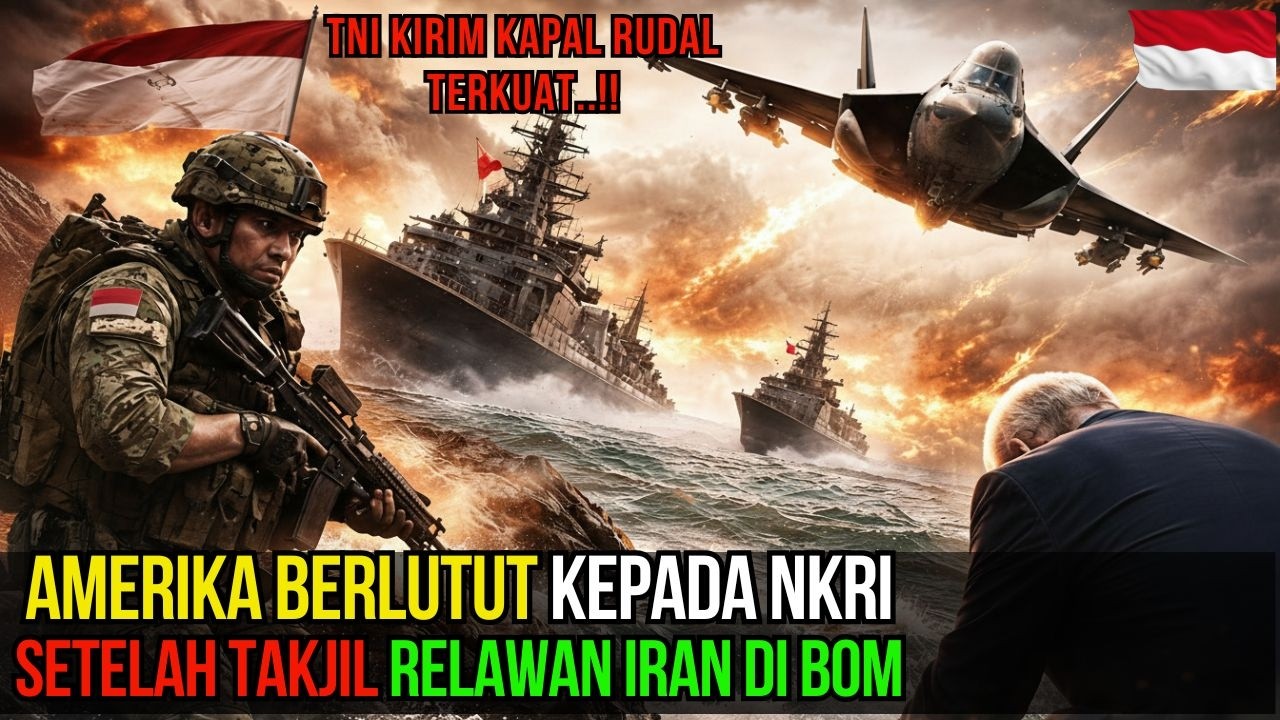 AMERIKA BERLUTUT KEPADA INDONESIA❗SERANGAN AS SAAT TAKJIL DI IRAN DIBALAS KAPAL RUDAL TERKUAT TNI AL