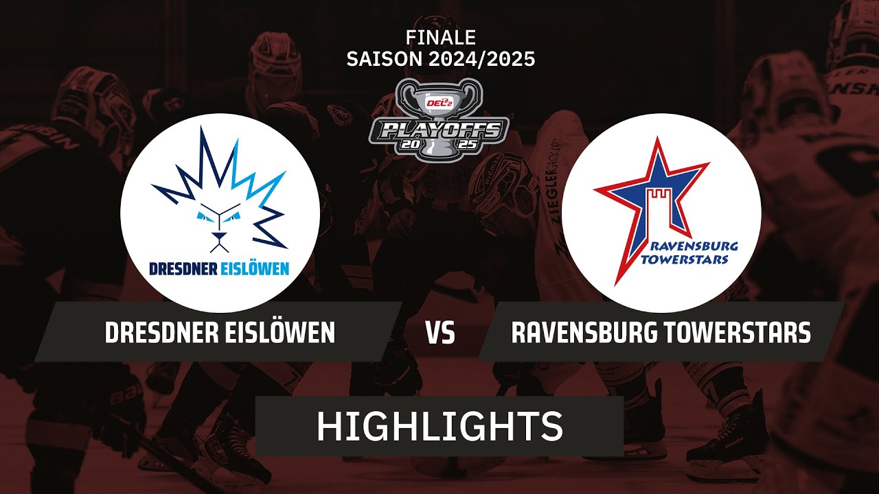 DEL2: Dresdner Eislöwen vs. Ravensburg Towerstars I Highlights - Finale Spiel 6 | SDTV Eishockey