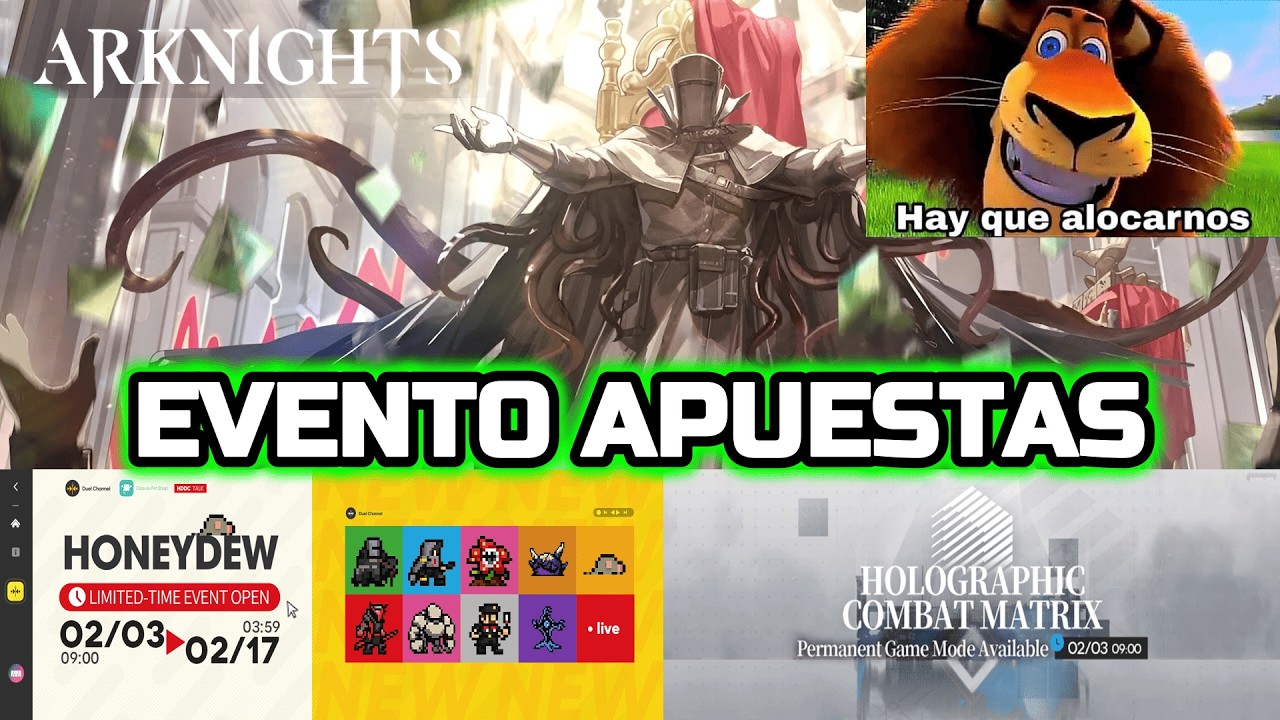 Evento de Apuestas + Recompensas en Endfield [Arknights]