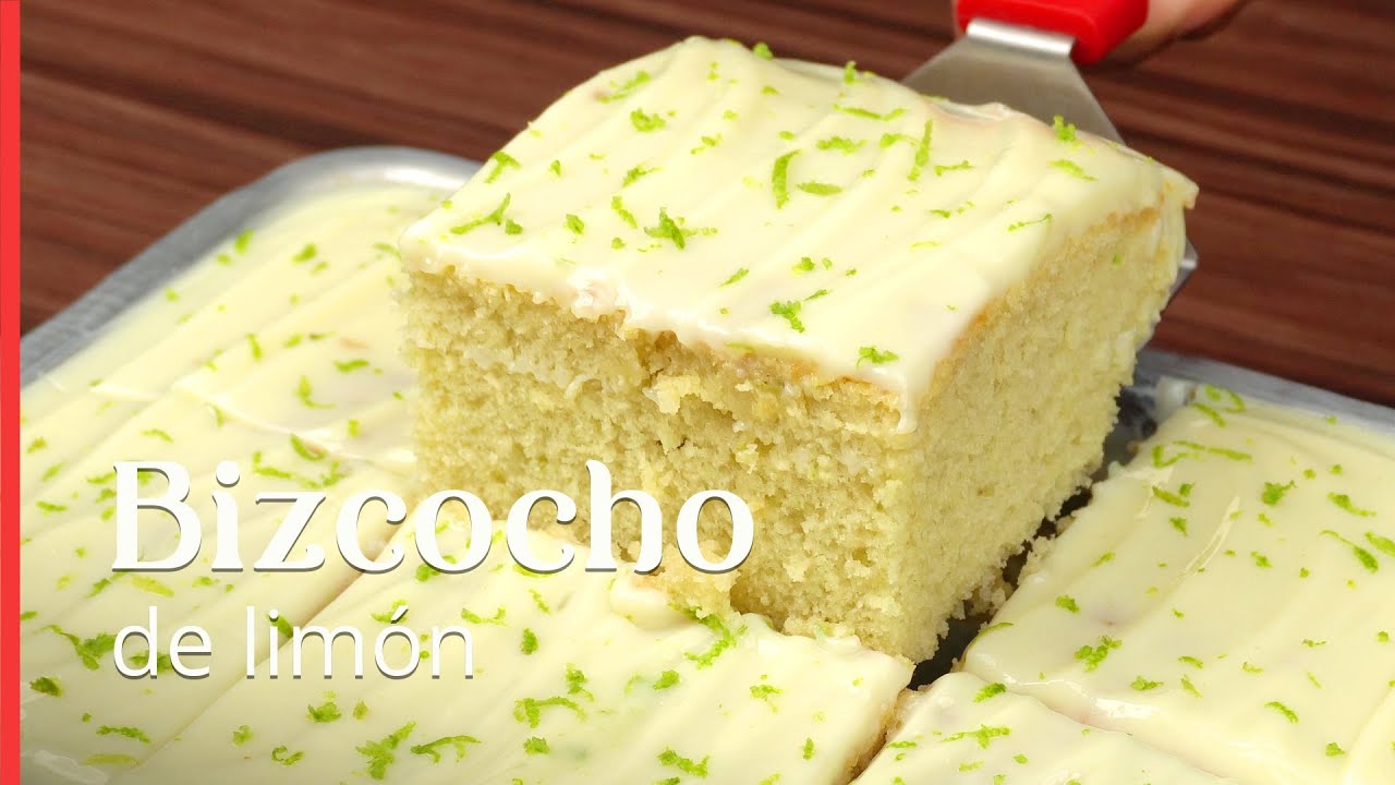 Bizcocho de limón de licuadora con masa súper esponjosa y rica, ¡necesitas hacer esta receta!