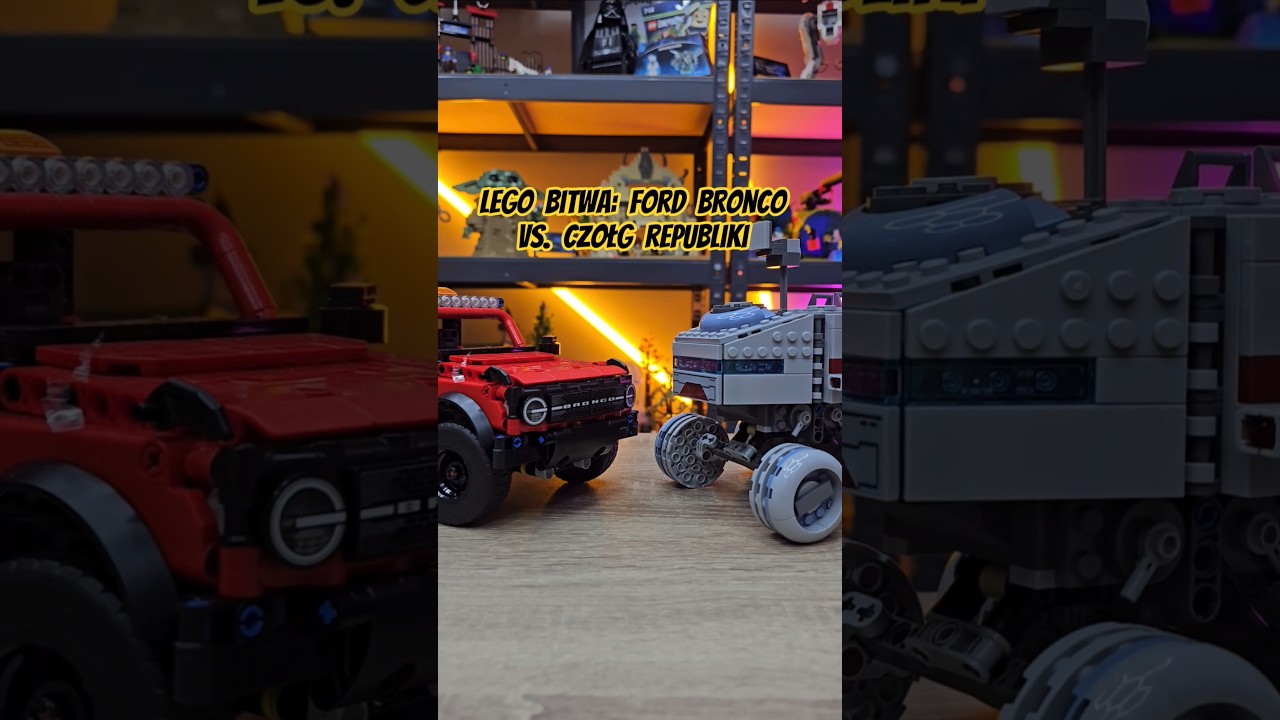 LEGO BITWA: FORD BRONCO TECHNIC VS. CZOŁG REPUBLIKI JUGGERNAUT STAR WARS