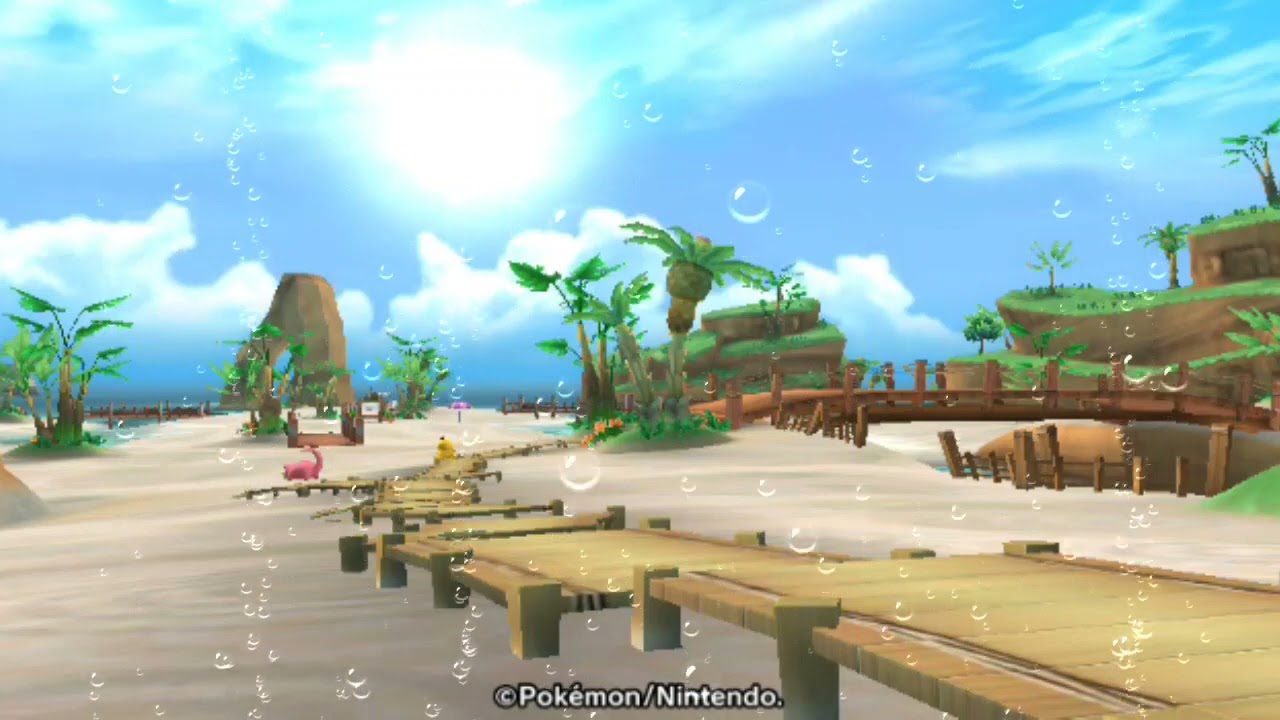 Beach Zone (Pokepark: Pikachu's Adventure) Slowed+Reverb