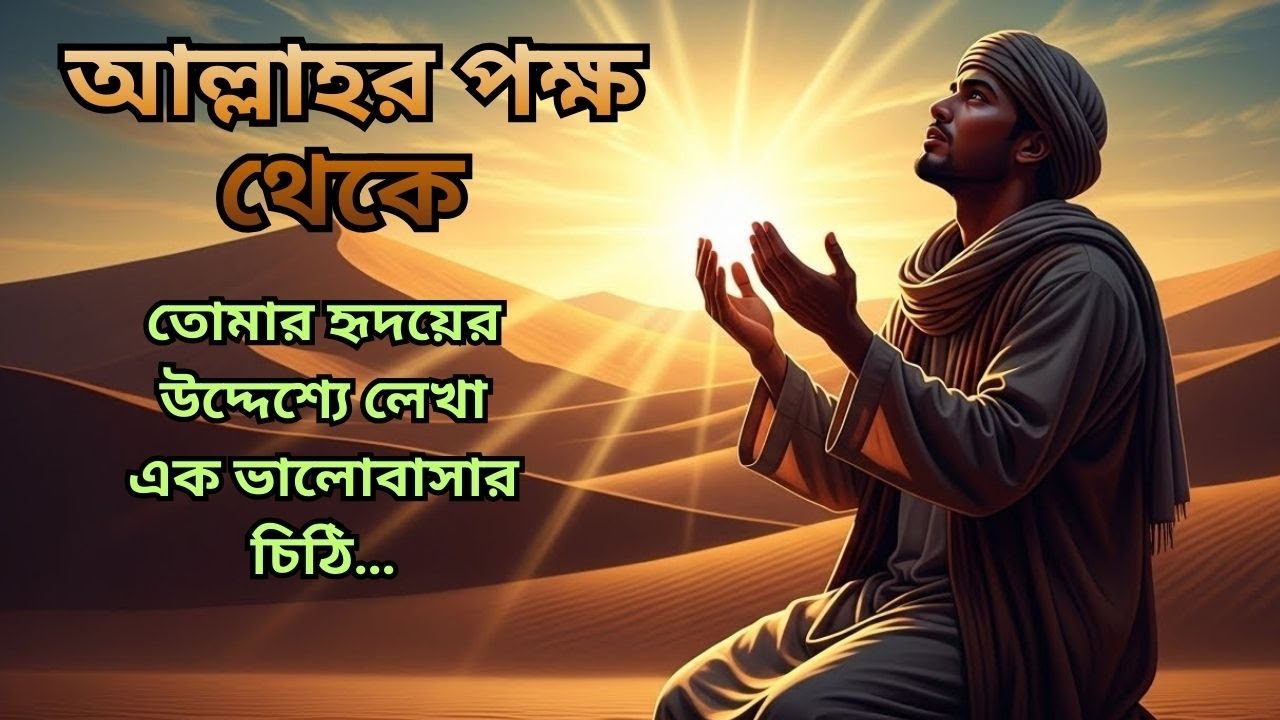 আসমানের মালিক আল্লাহর পক্ষ থেকে—তোমার হৃদয়ের উদ্দেশ্যে লেখা এক ভালোবাসার চিঠি…