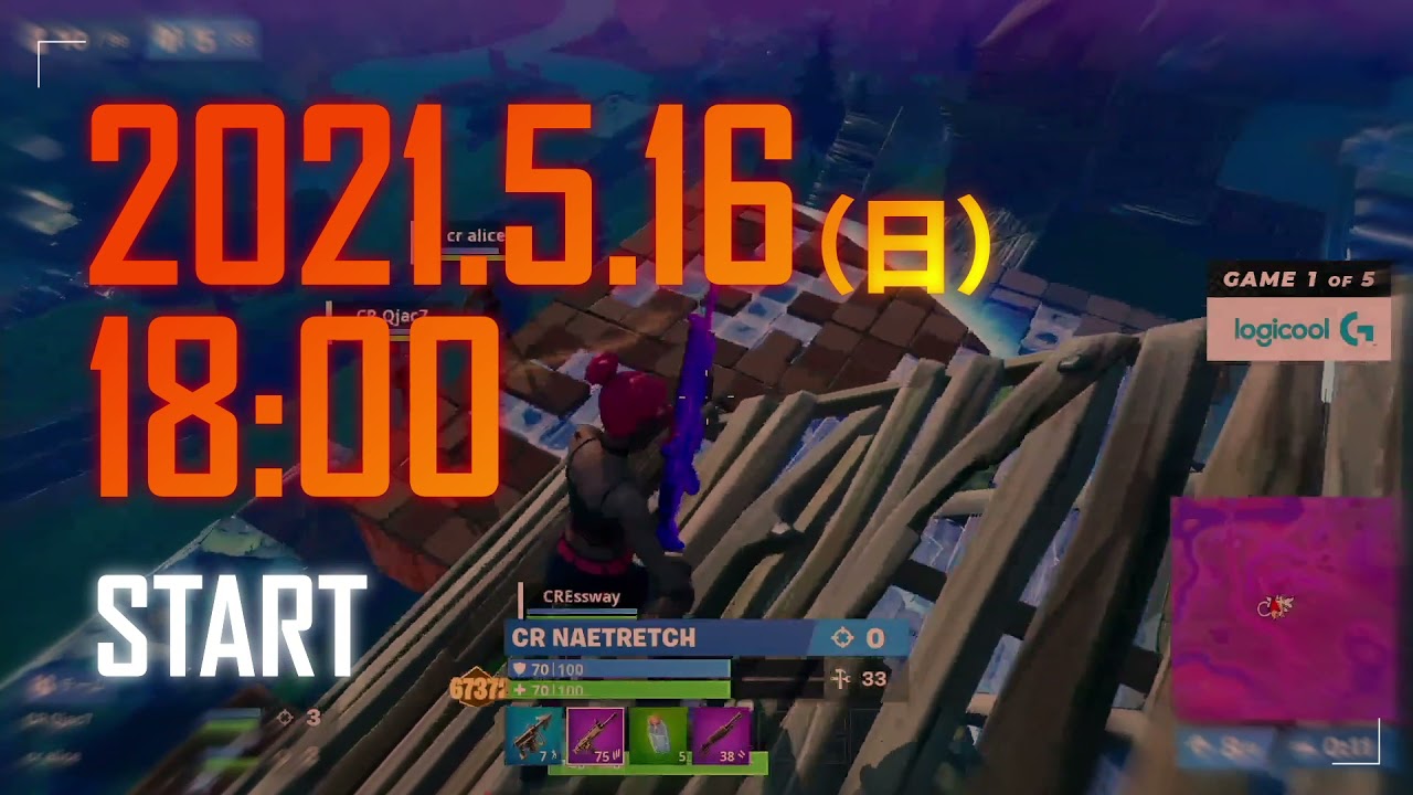 【第8回 CRCUP FORTNITE】公式告知ムービー【Mildom公式】