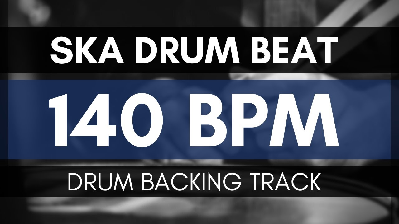 Ska drum beat backing track | Drum Metronome | 140 BPM