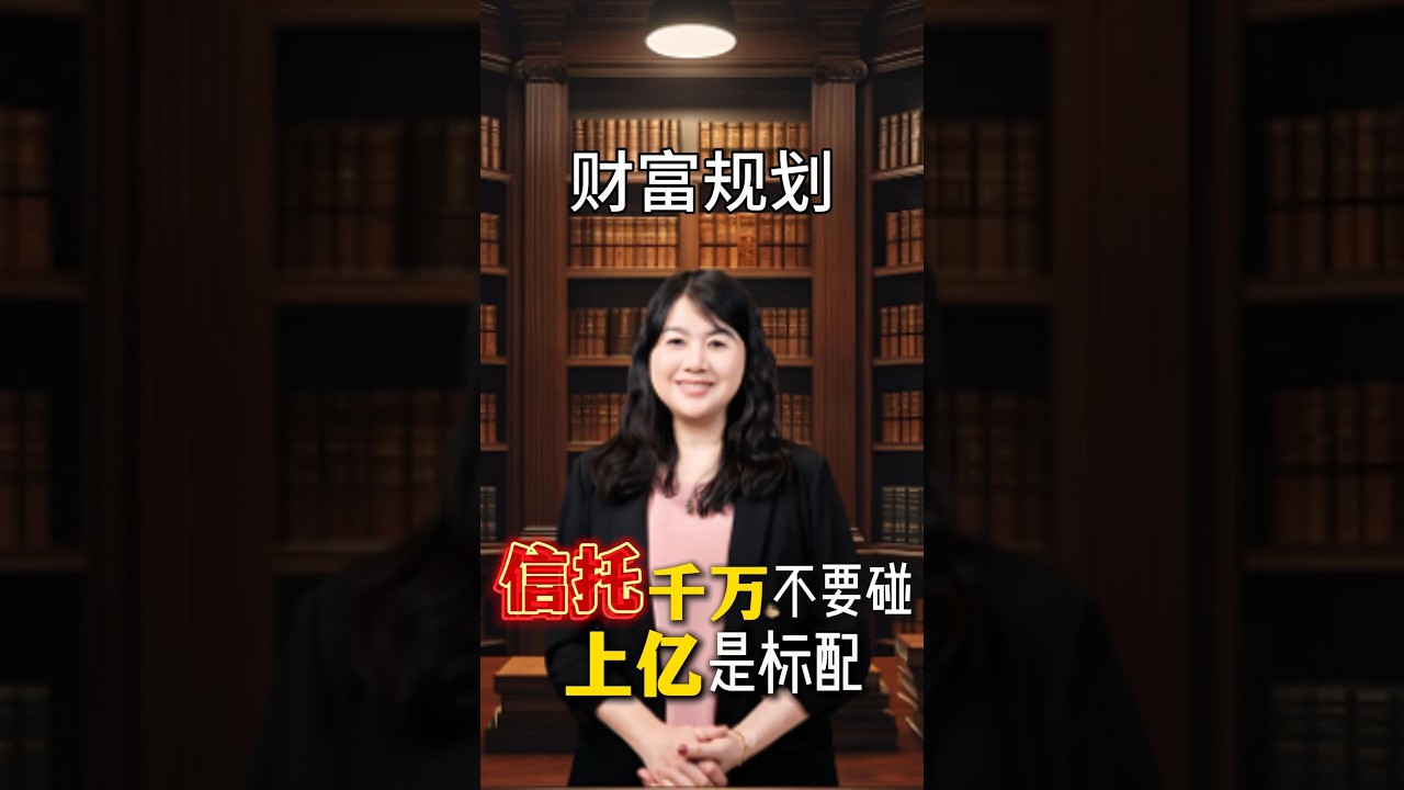 信托能避税？可真相是？富豪和中高产信托规划目的与策略完全不同！看完视频你就知道你该怎么做了！#信托 #不可撤销信托 #生前信托 #遗产税 #收入税 #备博士 #免税 #赠与税
