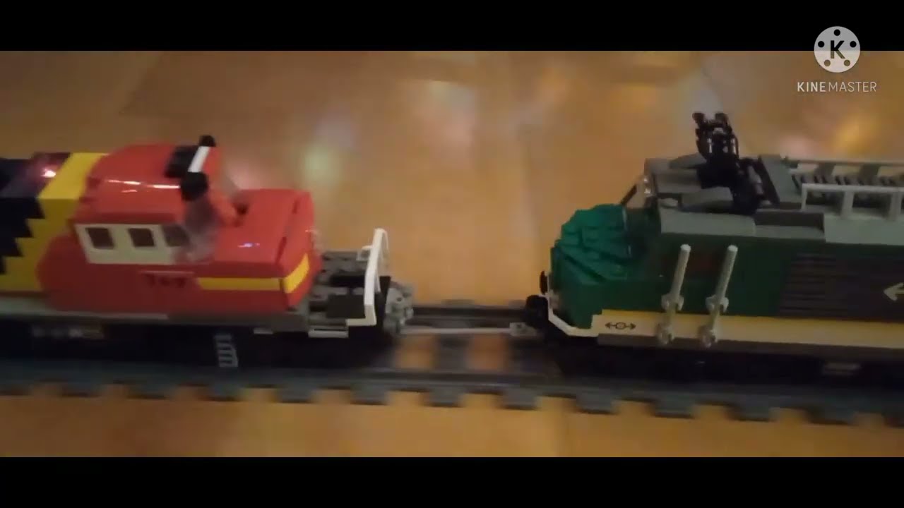 Lego Unstoppable (Attempt to stop train)