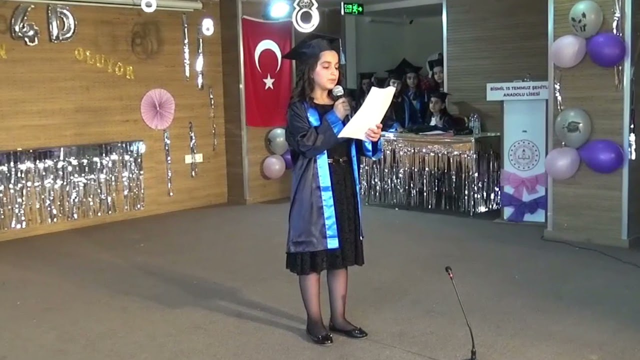 (mezuniyet) en duygusal VEDA KONUŞMASI