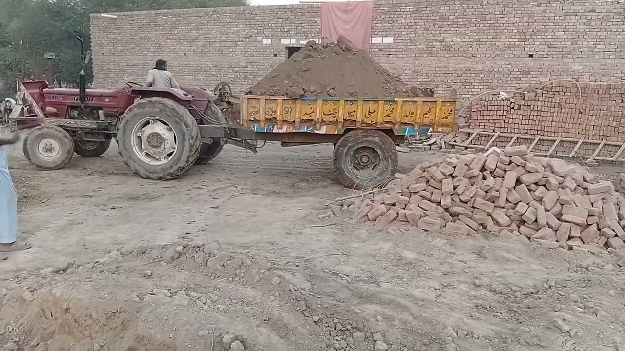 دیسی ماحول ٹرالی ٹریکٹر 🚜 