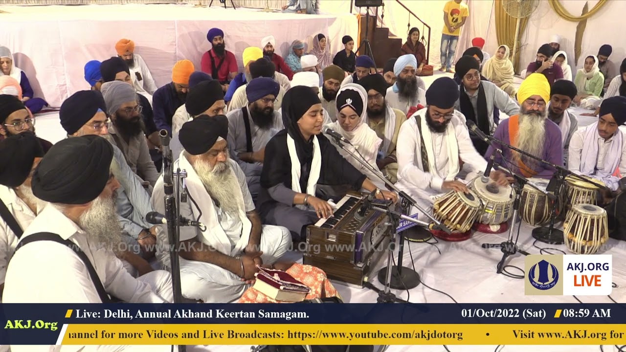 006 Delhi 1Oct2022 SatMor Dinas Sohelaa Keertan Bibi Antarpreet Kaur Jee Delhi