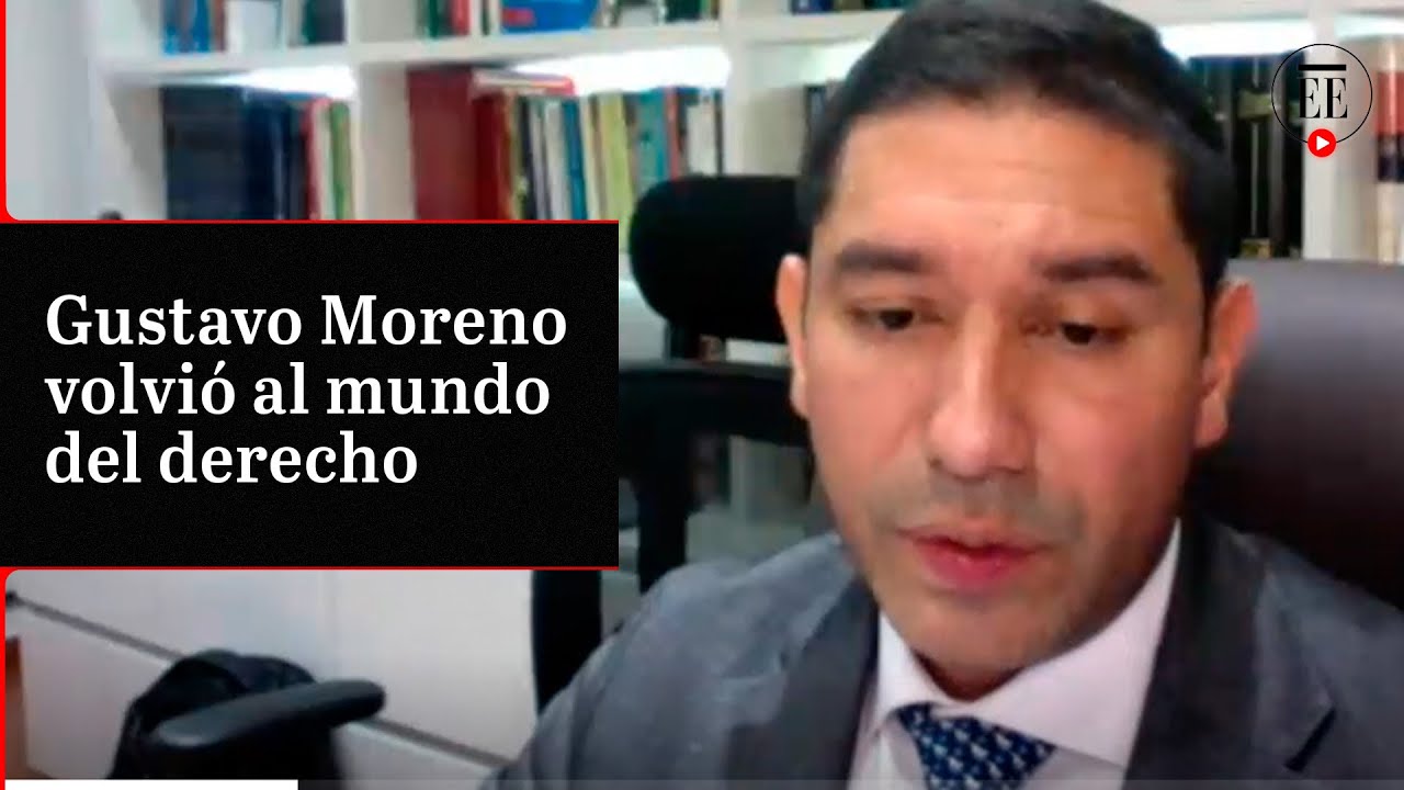 El agarrón del exfiscal Gustavo Moreno en su regreso a los estrados judiciales | El Espectador