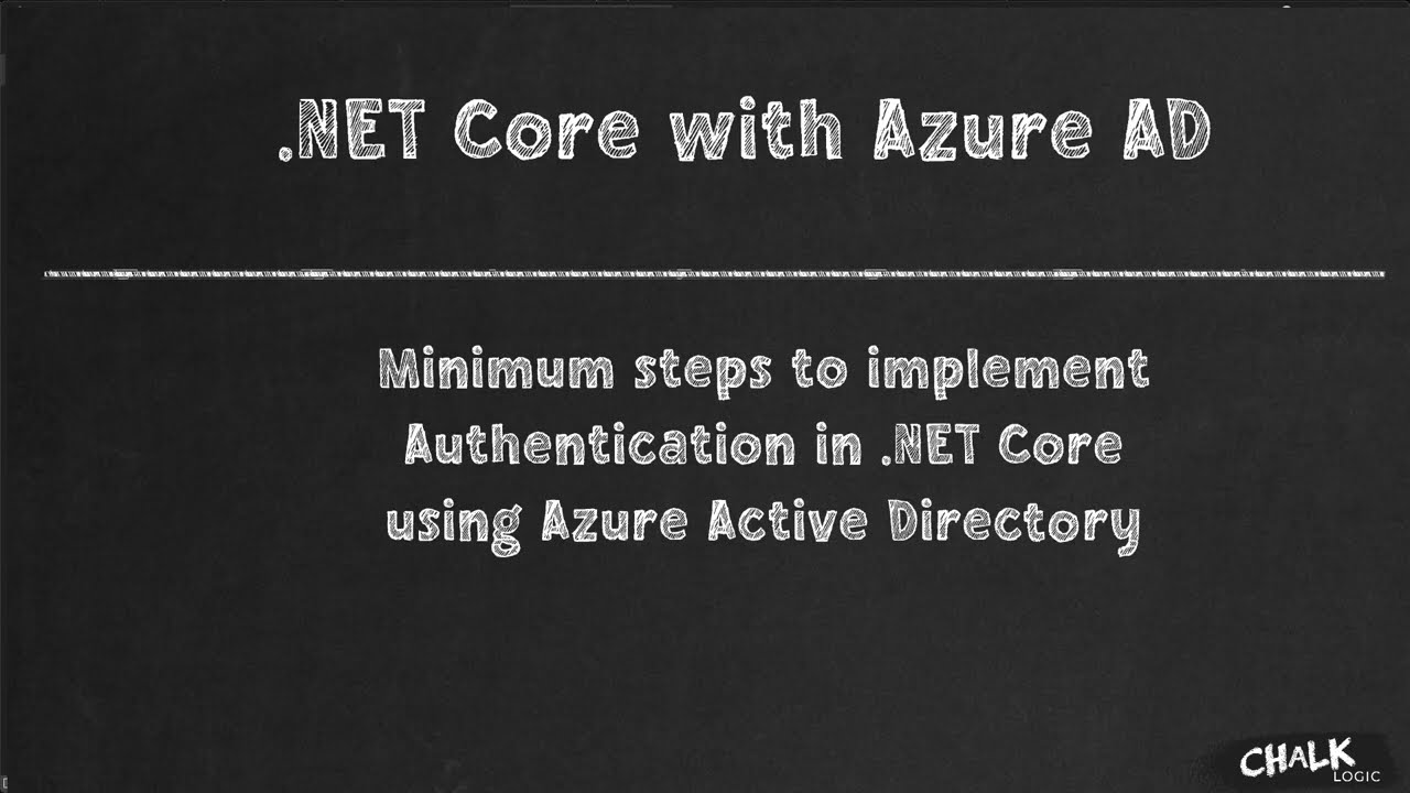 Authenticate .NET Core with Azure AD