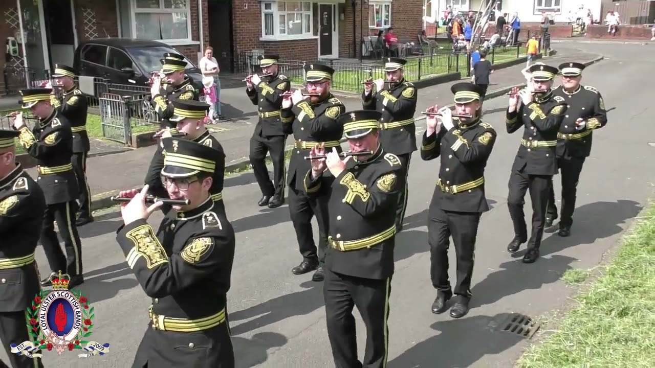 Kilcluney Volunteers FB @ Upper Falls Protestant Boys FB Parade 01/06/24