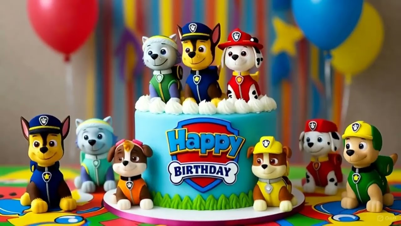 🎊 Happy Birthday Paw Patrol ✨ Official Song Video 🌟 | Spread the Love!
