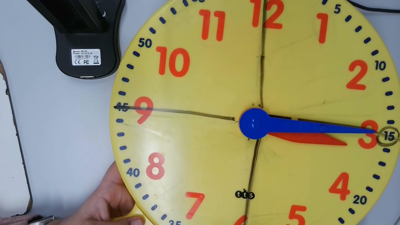 Time: quarter past and quarter to