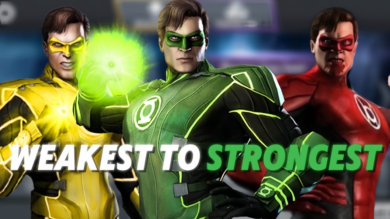 Ranking ALL Green Lantern Characters In Injustice Mobile