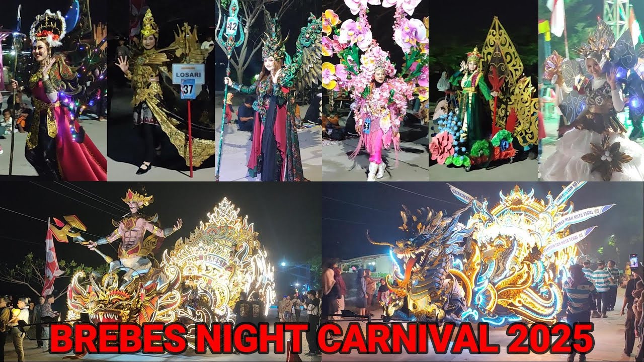 Brebes Night Carnival 2025 |  Peringatan HUT Kemerdekaan RI Ke-80