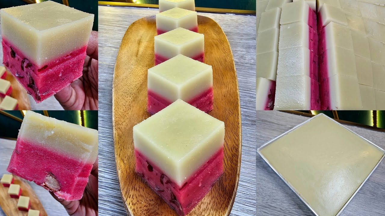TALAM KACANG MERAH LEMBUT BERLEMAK | TIPS KUIH TALAM ANTI-GAGAL