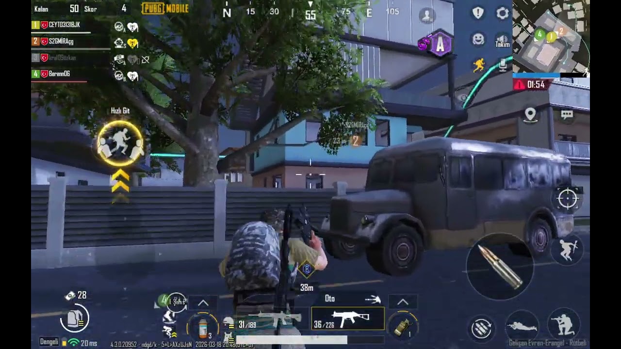 Pubg Mobile  vidosu ( abone olun like atın ın ) biraz kotu geldi mac