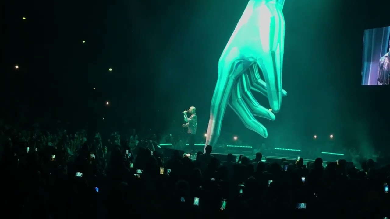 Concert M Pokora ( un ange est parmis les hommes)