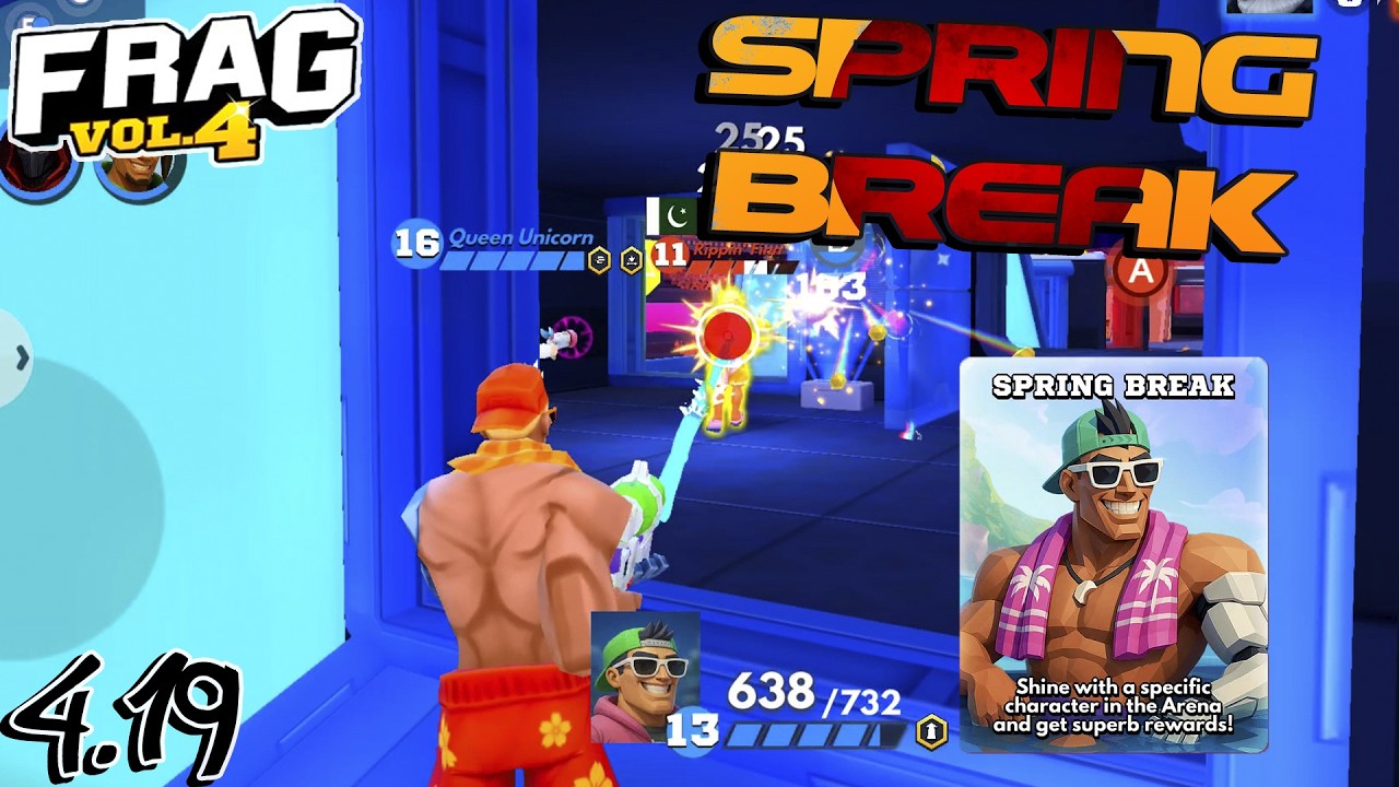 FRAG Pro Shooter - New Event Spring Break RippinFin🔥4.19 Gameplay Walkthrough🔥(iOS,Android)