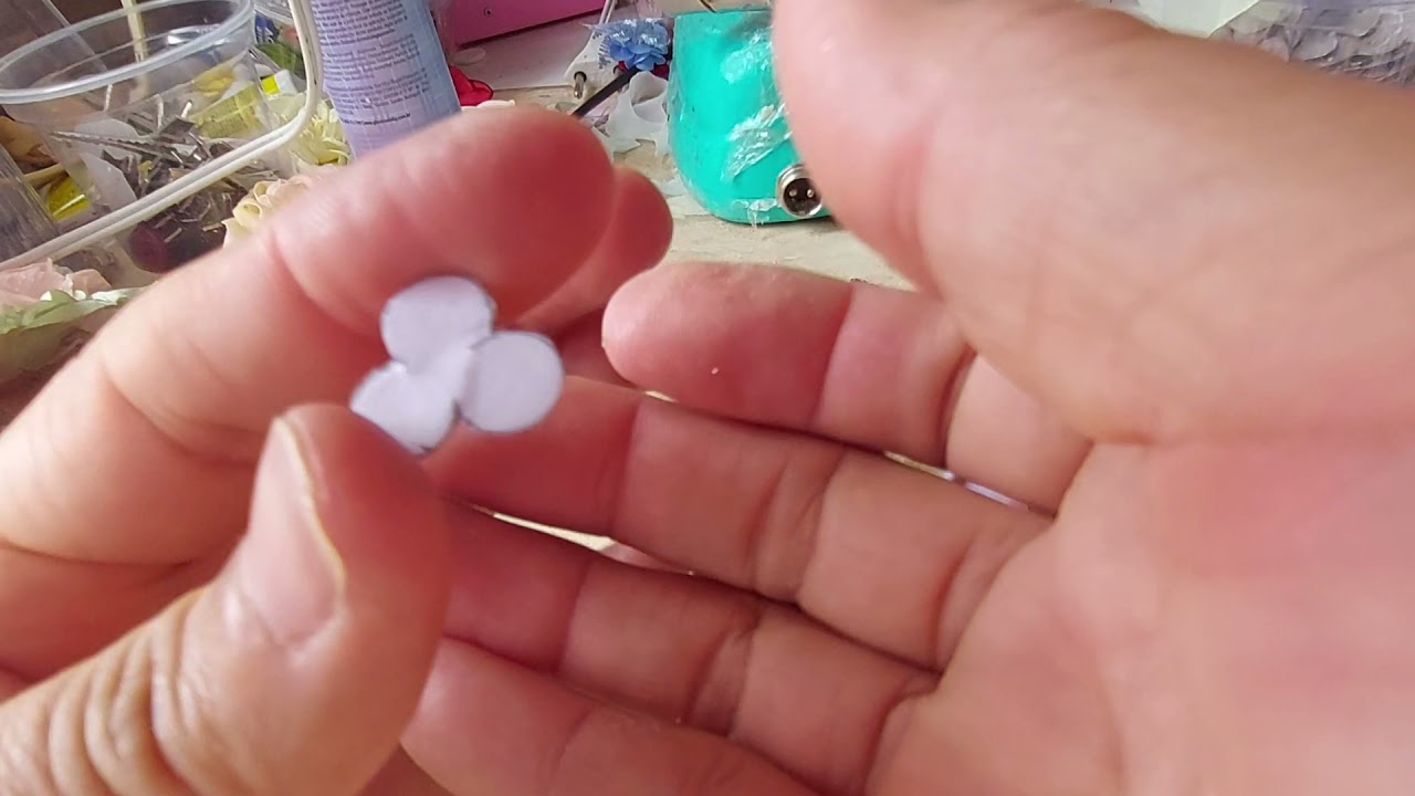 fazendo molde de orquídea