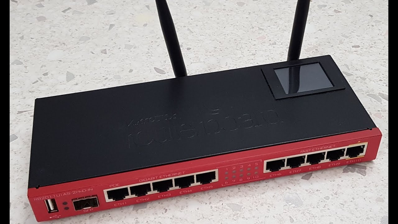 ОНЛАЙН ТРЕЙД.РУ Беспроводной маршрутизатор (роутер) Mikrotik RB2011UiAS-2HnD-IN