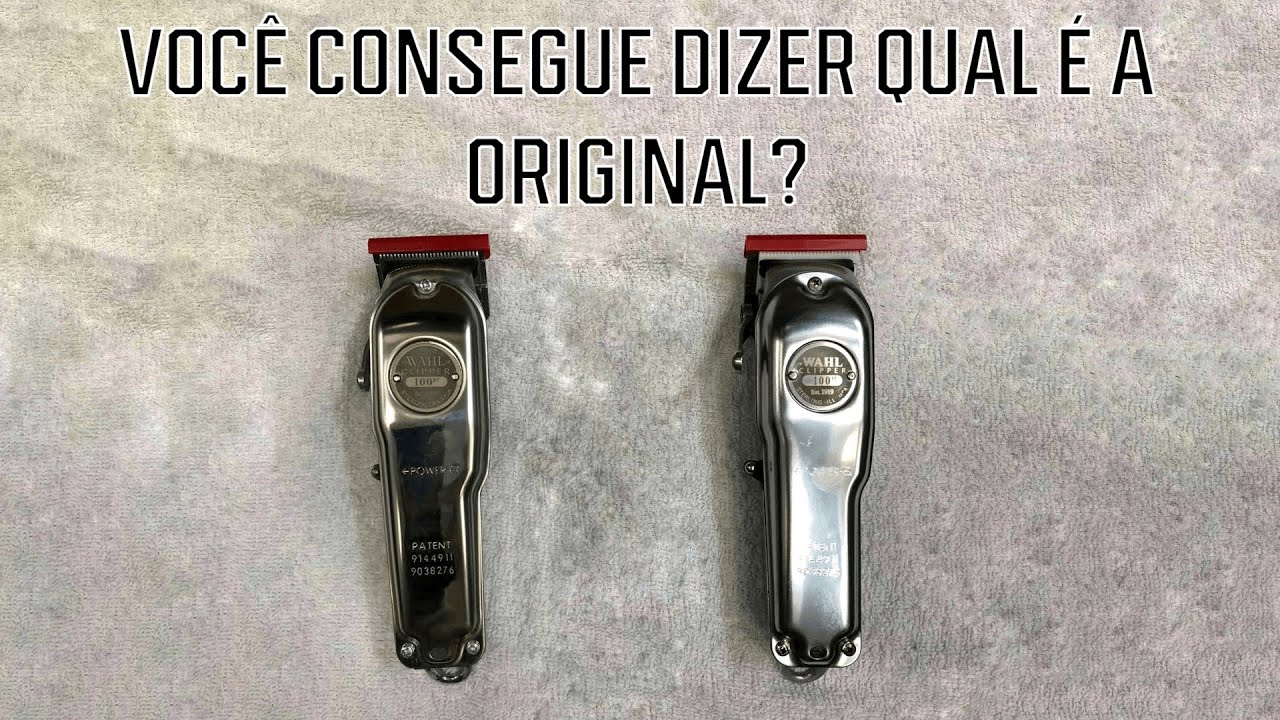 WAHL 100 anos falsificada. Como identificar?