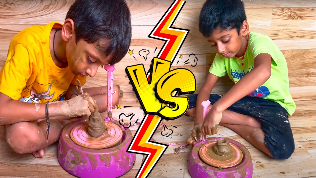 Pottery Wheel Kit for Kids | Fun Ceramic Crafts with Paints & Tools! - Unboxing toys for kids