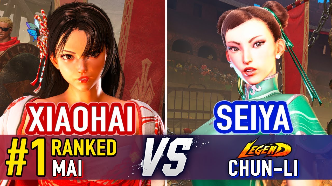SF6 🤜 Xiaohai (#1 Ranked Mai) vs Seiya (Chun-Li) 🤛 SF6 High Level Gameplay