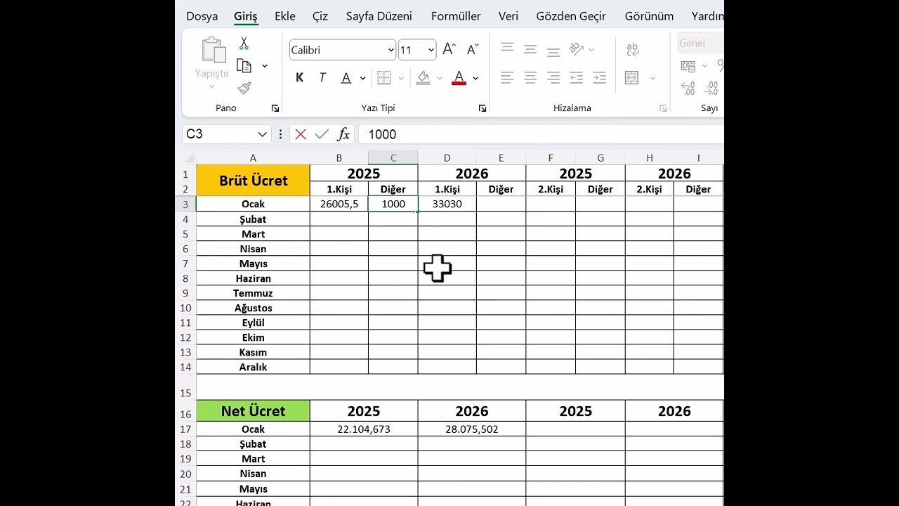 Brütten Nete Maaş Hesaplama 