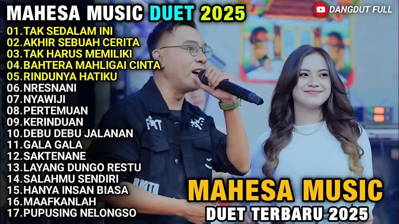 TAK SEDALAM INI - Ajeng Febria Ft Gerry Mahesa - FULL ALBUM DUET MAHESA MUSIC TERBARU 2025