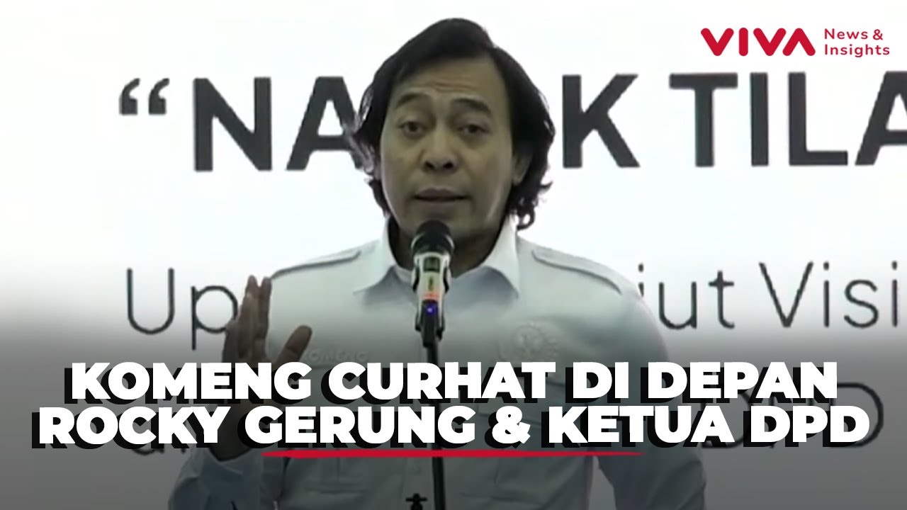 Masih Ngakak! Cerita Komeng soal Perjalanan ke DPD: Seperti Menikah