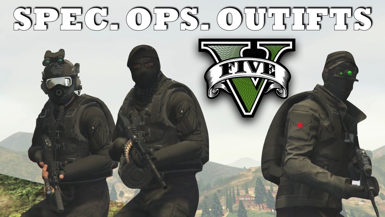 GTA V - Spec. Ops. Outfits! | New Top Military Custom Doomsday Heist Outfits