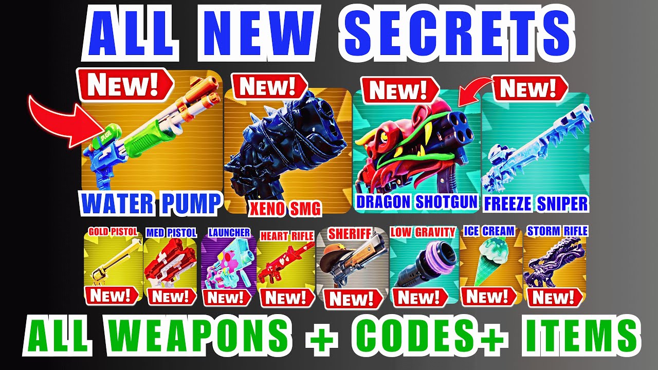 how to get every secret in 1v1 with every gun part-027