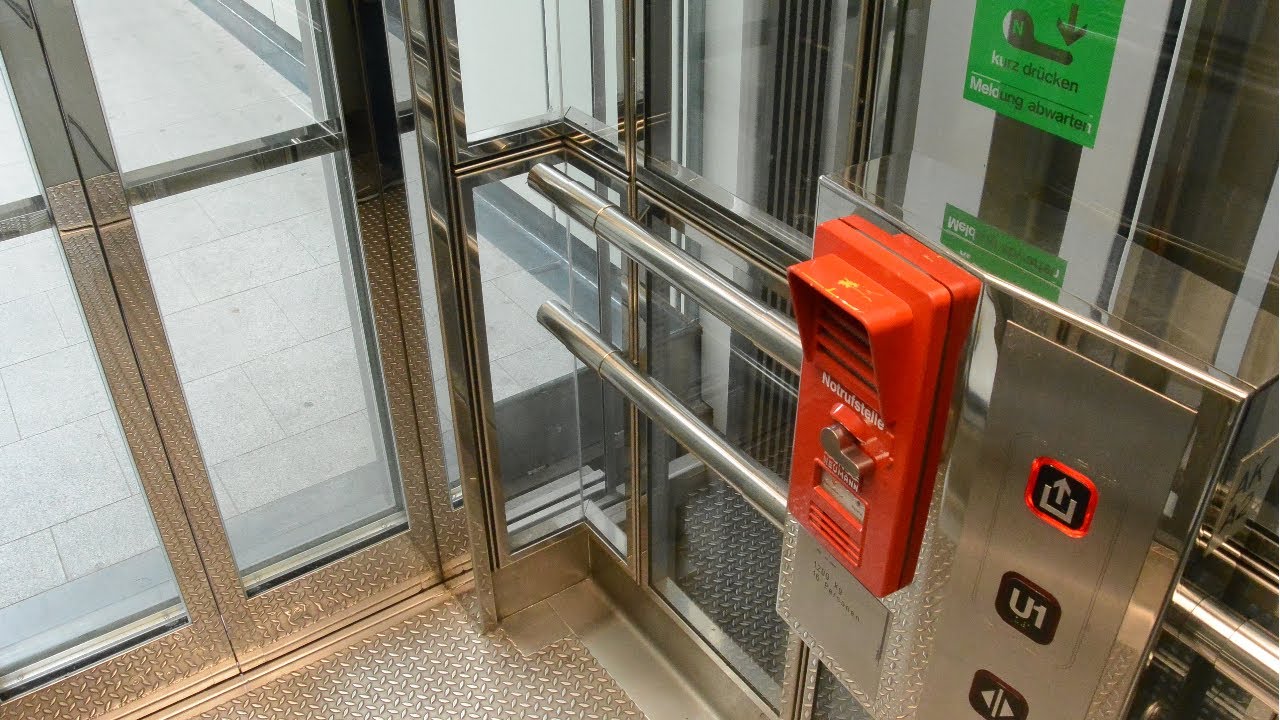 2014 & 2004 traction elevators @ Aderklaaer Straße U-Bahn Station, Vienna, Austria
