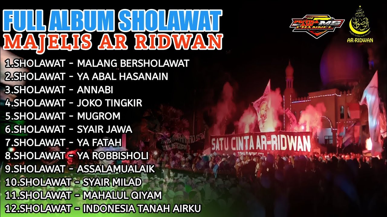 FULL ALBUM SHOLAWAT MAJELIS AR RIDWAN EDISI 26 MARET 2023