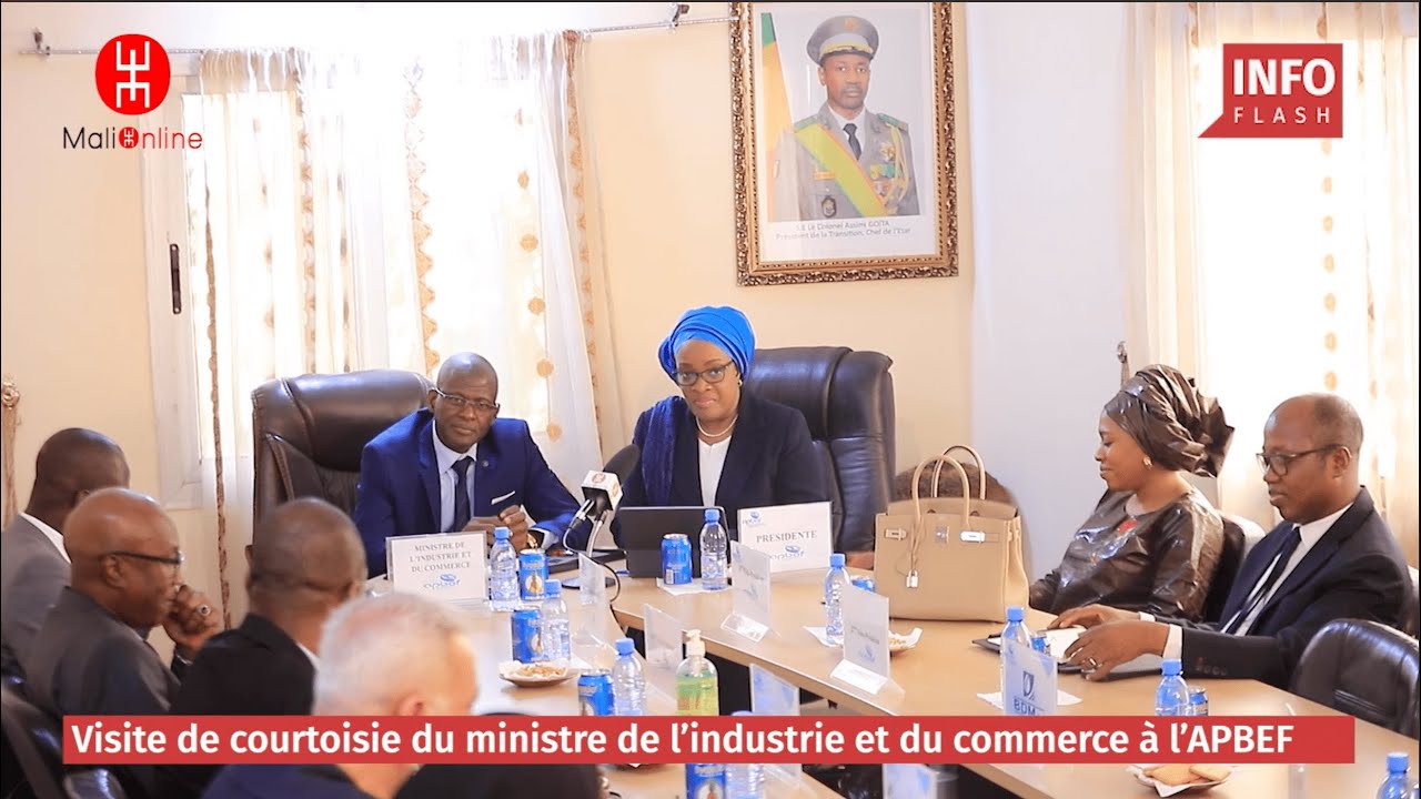 LE MINISTRE DE L'INDUSTRIE ET DU COMMERCE RENCONTRE LES DG DE BANQUES