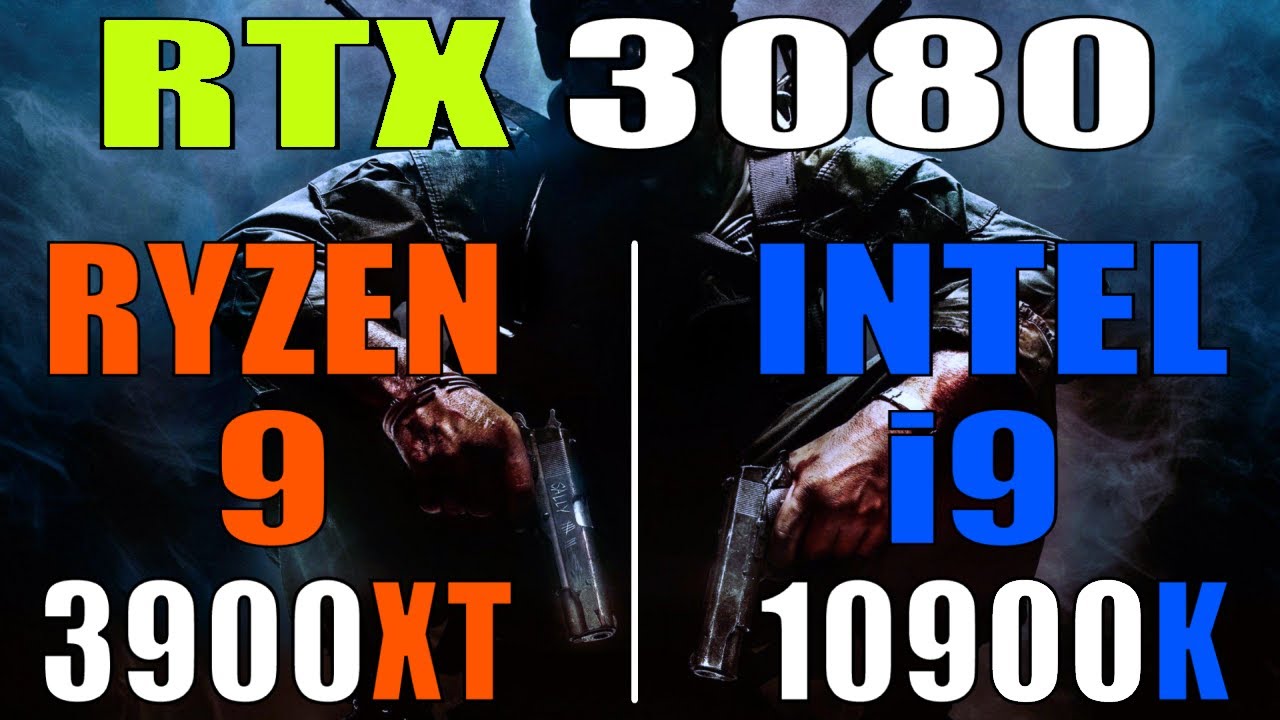 RYZEN 9 3900XT vs INTEL i9 10900K || RTX 3080 @ 10GB || PC GAMES TEST ||
