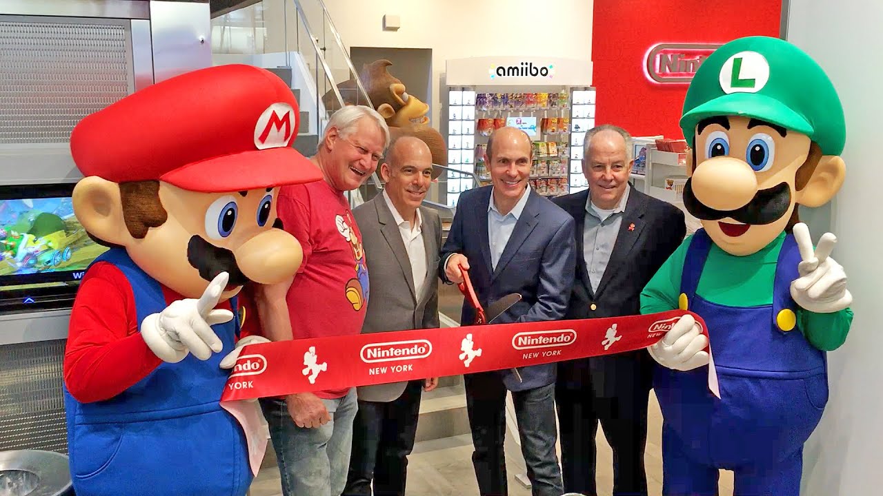 Nintendo New York Ribbon Cutting Ceremony 2016
