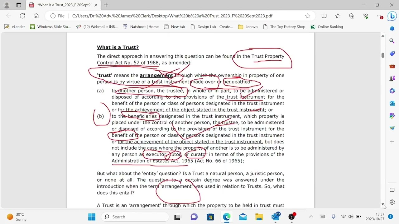 Trust & Law 1