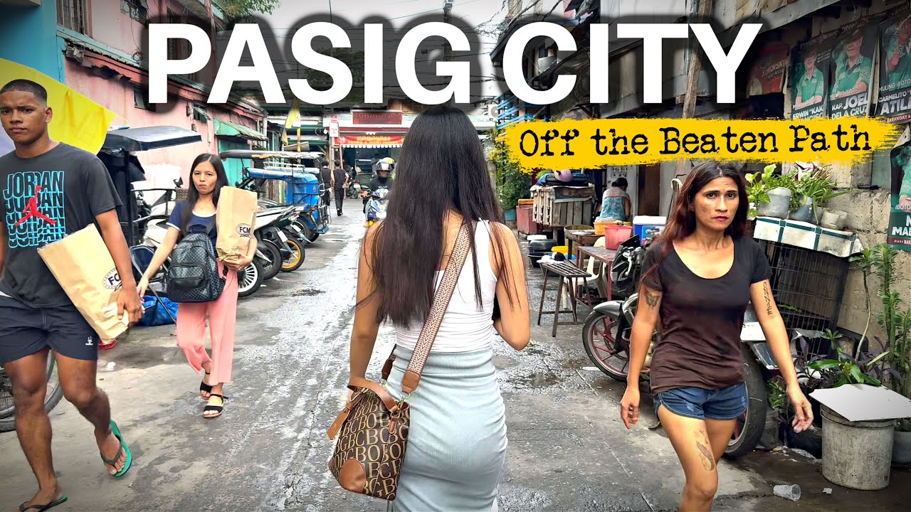 Exploring Hidden Areas in Pasig City Philippines [4K HDR]